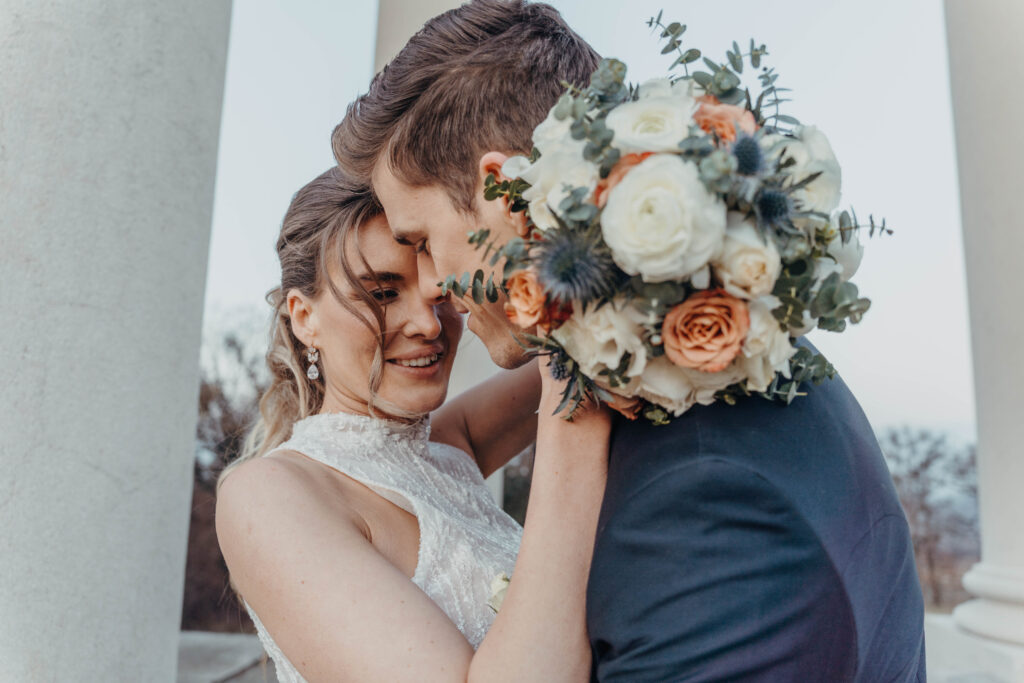 Hochzeitspaar beim Shooting in Österreich